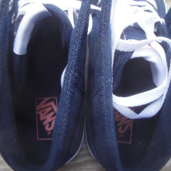 NEW VANS Men's Shoes Dress Blue or Navy-Blue Winston High-Top 9.5 - Picture 5 of 7
